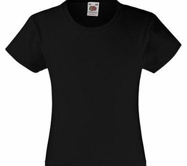 Girls Value T-shirt Black - 7/8 [Apparel]